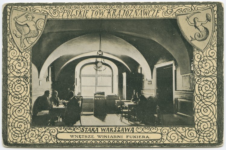 Wnętrze winiarni Fukiera w kamienicy przy Rynku Starego Miasta 27