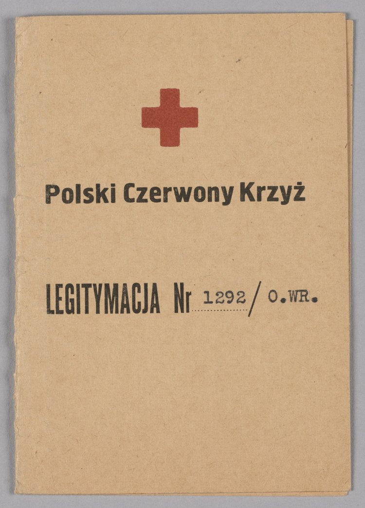 Legitymacja Polskiego Czerwonego Krzyża dla Hanny Godlewskiej