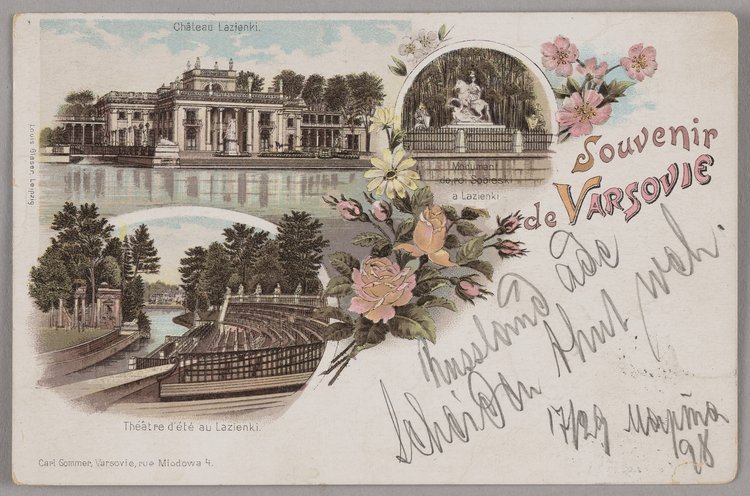 Mozaika widoków z Łazienek