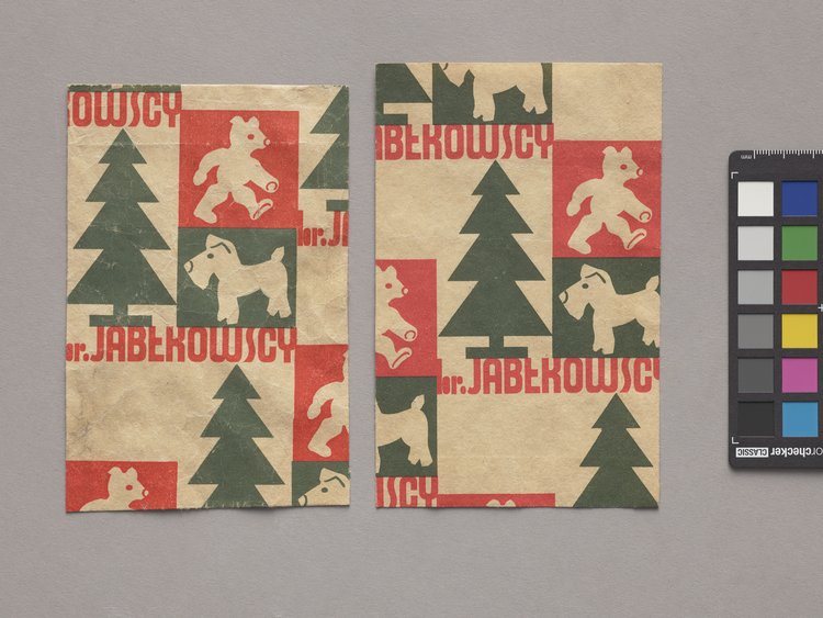 Papierowa torebka Domu Towarowego Bracia Jabłkowscy