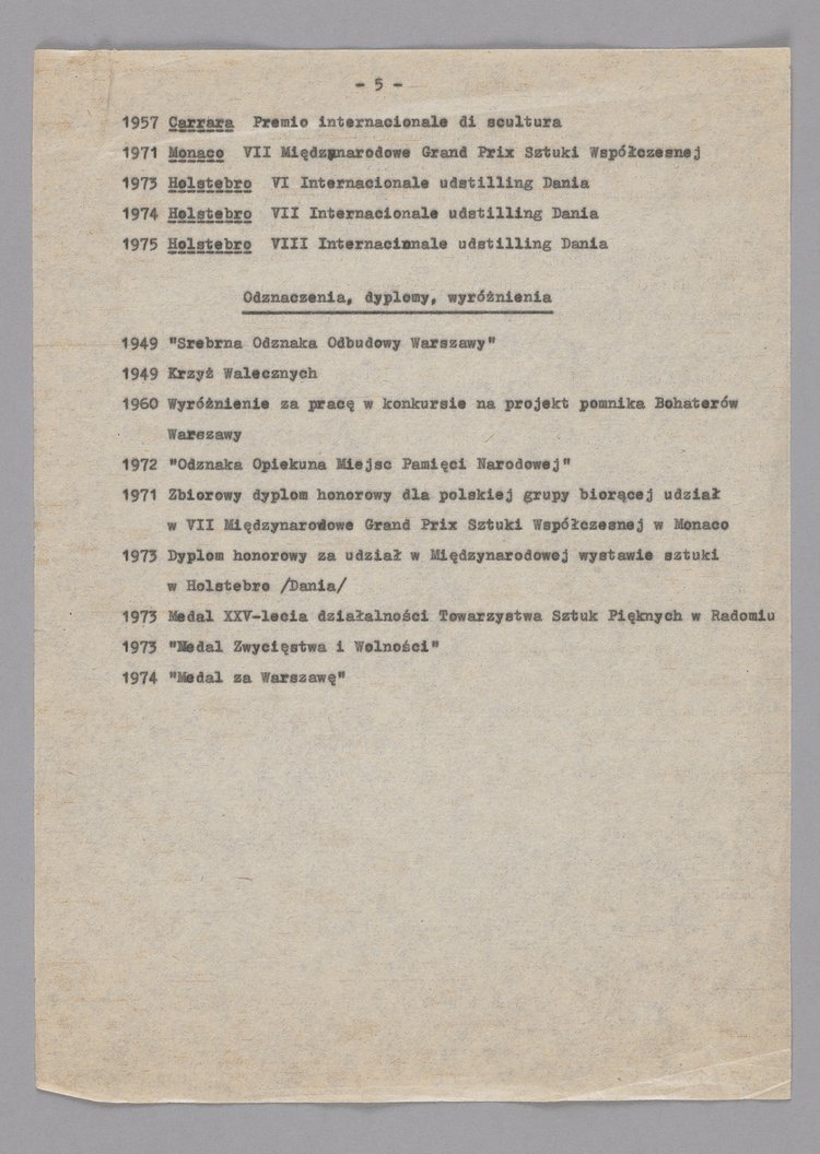 Wykaz prac artystycznych Jerzego Chojnackiego