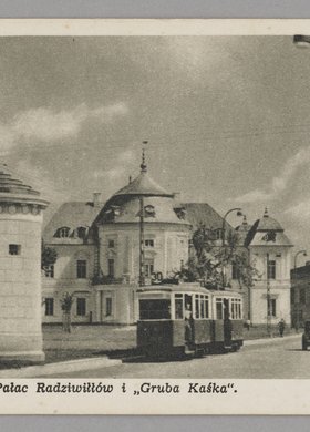 Studnia Gruba Kaśka i pałac Radziwiłłów