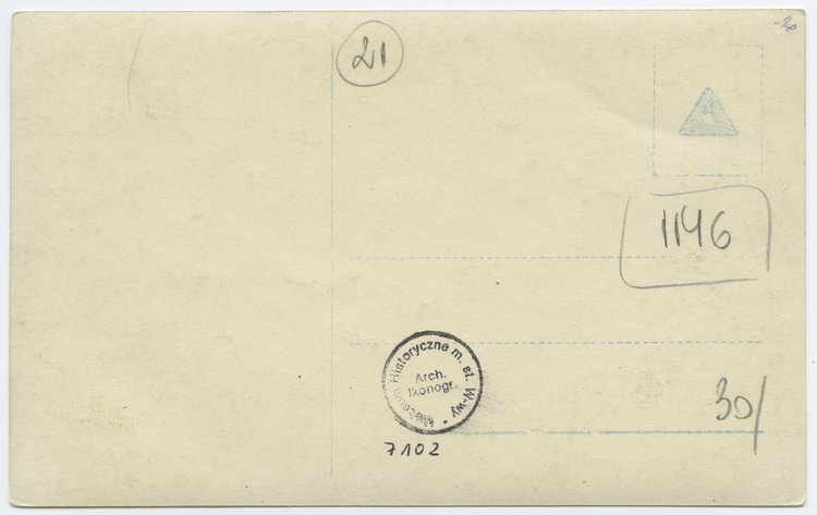 Pałac w Wilanowie i portret dwóch cesarzy - Wilhelma i Franciszka Józefa