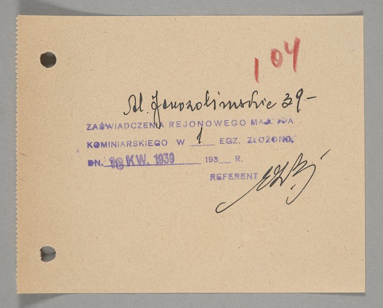 Pamiętnik (godło: 'BRAK') nadesłany na konkurs 'Pamiętnik Warszawiaka'