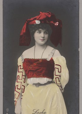 Portret aktorki Michaliny Łaskiej