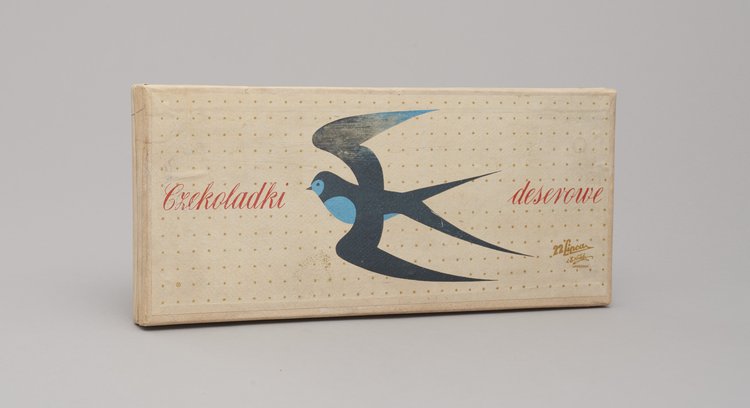 Pudełko po czekoladkach deserowych firmy 22 Lipca - d. E. Wedel