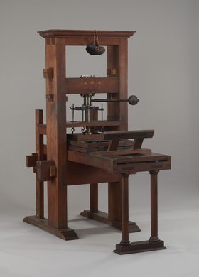 Prasa drukarska dociskowa (rekonstrukcja)