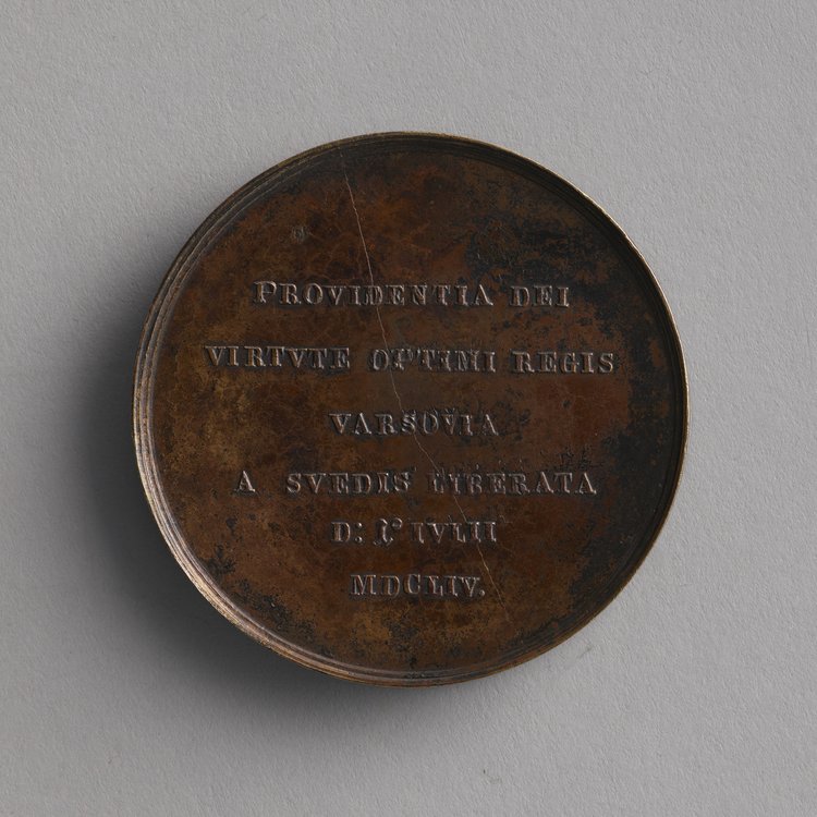 Jan Kazimierz. Uwolnienie Warszawy od Szwedów, 1654 (falsyfikat XIX w.)