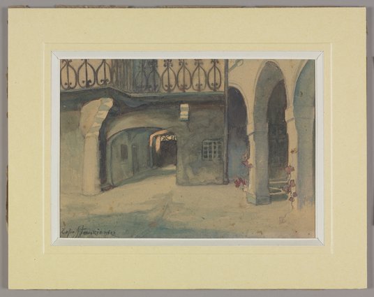 Podwórze kamienicy Fukiera