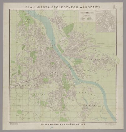 Plan miasta stołecznego Warszawy, 1:25 000