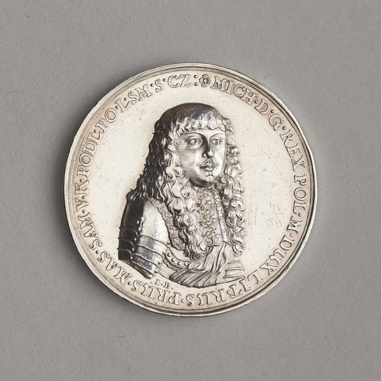 Michał Korybut Wiśniowiecki. Medal koronacyjny