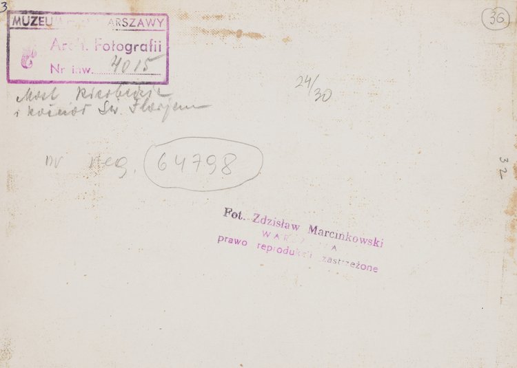 Panorama Warszawy, widok ze Starego Miasta w kierunku Pragi