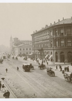 Widok Krakowskiego Przedmieścia