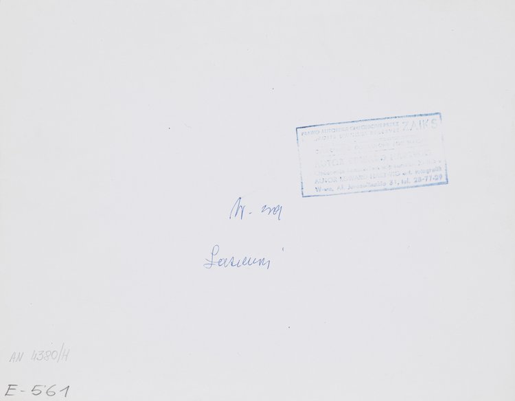 Fragment parku w Łazienkach Królewskich jesienią