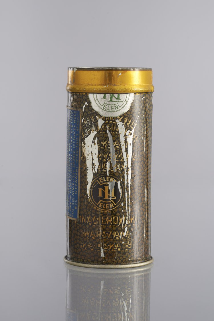 Pudełko apteczne blaszane apteki Jana Gessnera