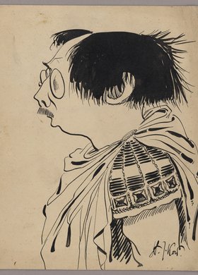 Karykatura Adolfa Nowaczyńskiego (1876-1944)