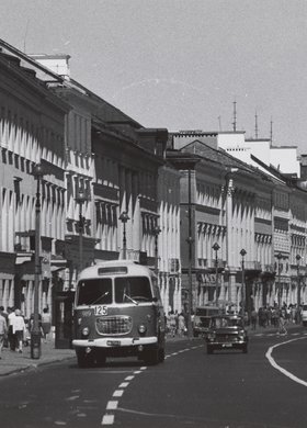 Perspektywa ulicy Nowy Świat