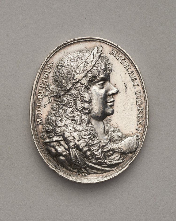 Michał Korybut Wiśniowiecki. Medal koronacyjny