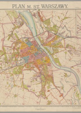 Plan miasta stołecznego Warszawy, skala 1:20000