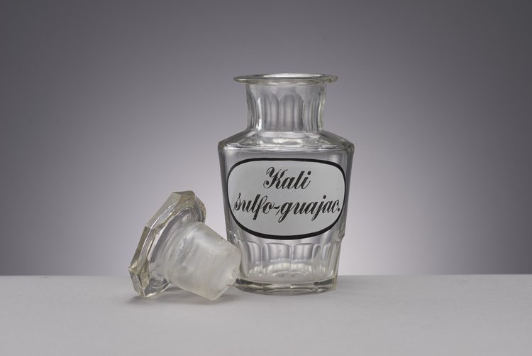 Słoik apteczny "Kal. sulfo-guajac."