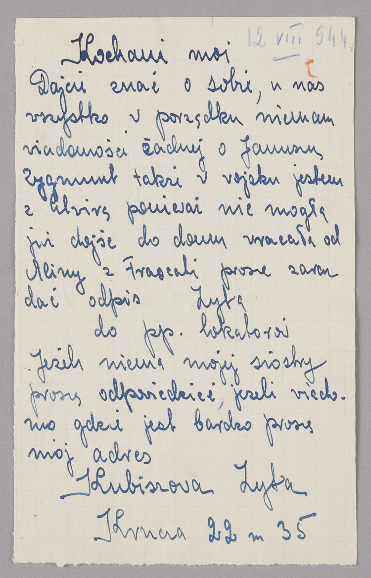 List w kopercie z okresu Powstania Warszawskiego wysłany przez Pocztę Harcerską