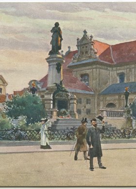 Pomnik Adama Mickiewicza przy Krakowskim Przedmieściu