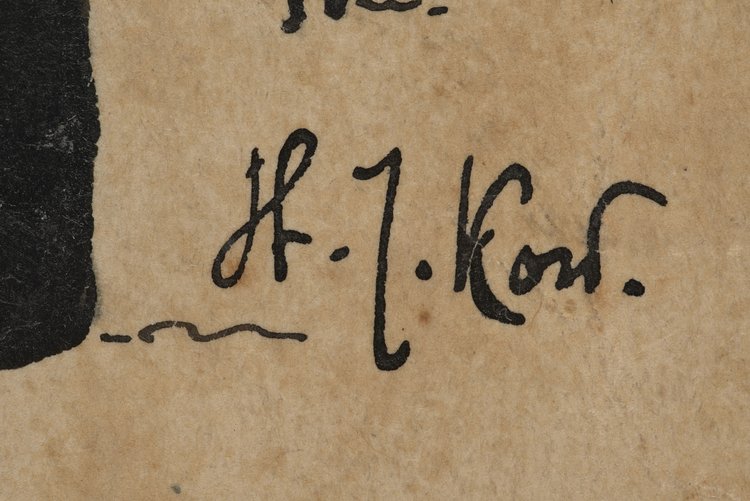 Karykatura Kazimierza Lasockiego (1871 - 1952)