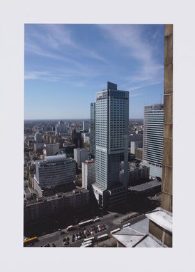 Panorama z Pałacu Kultury i Nauki w kierunku północno-zachodnim