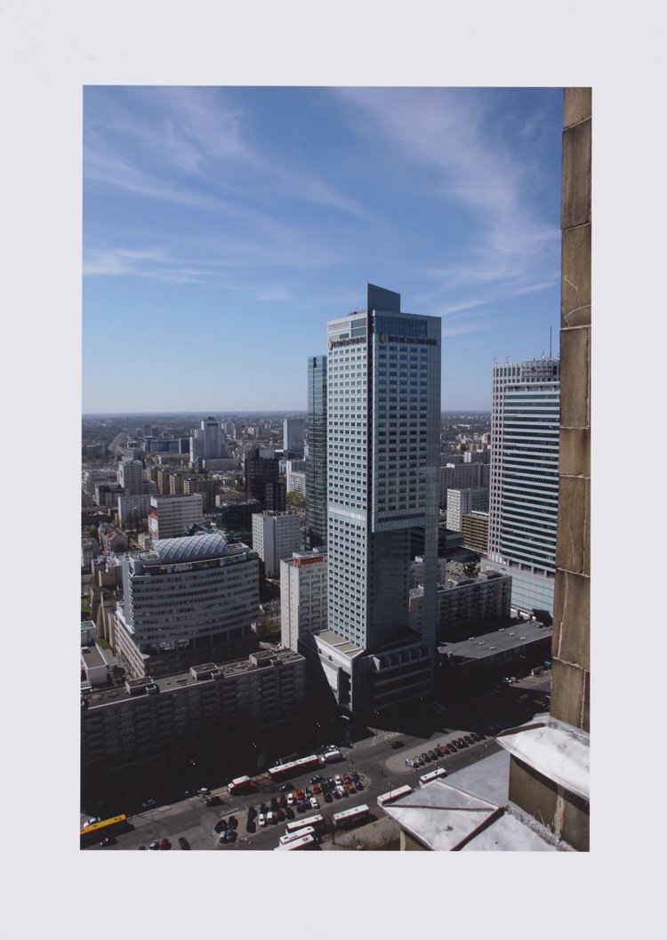 Panorama z Pałacu Kultury i Nauki w kierunku północno-zachodnim