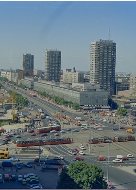 Panorama Ściany Wschodniej ulicy Marszałkowskiej