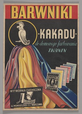 Reklama barwników Kakadu Wytwórni Chemicznej Ammon