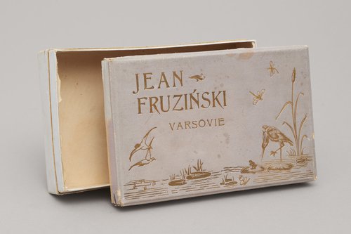 Pudełko z dekoracją secesyjną firmy Jan Fruziński