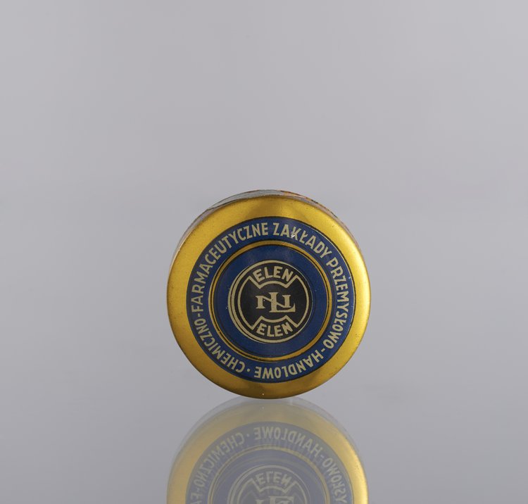 Pudełko apteczne blaszane apteki Jana Gessnera