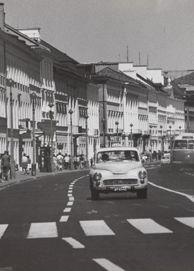 Perspektywa ulicy Nowy Świat