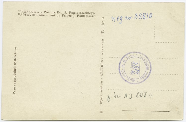 Pomnik księcia Józefa Poniatowskiego