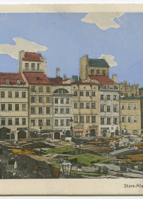 Targowisko na Rynku Starego Miasta