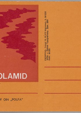 Pocztówka reklamowa leku Scorbolamid