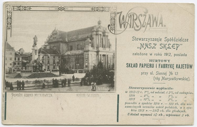 Pomnik Adama Mickiewicza i kościół pokarmelicki