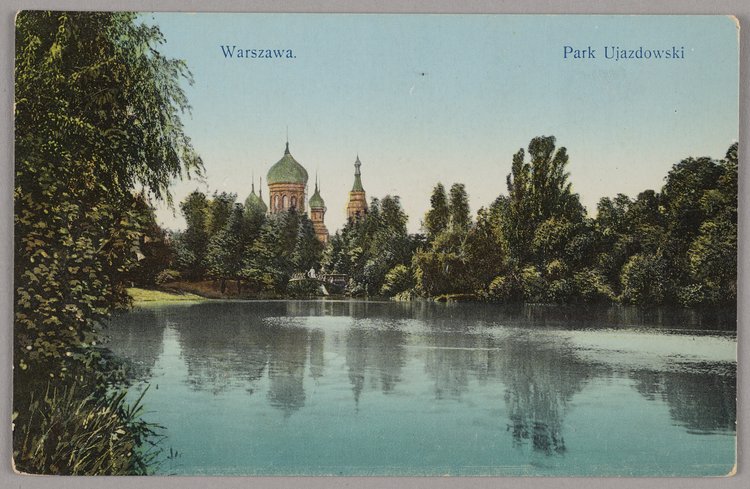 Park Ujazdowski i cerkiew św. Michała Archanioła Archistratega