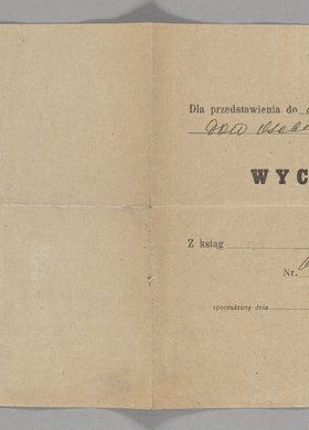 Wyciąg wystawiony dla Arkadiusza Bukina