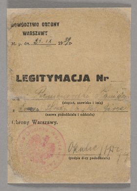 Legitymacja członkowska Stanisława Romanowskiego