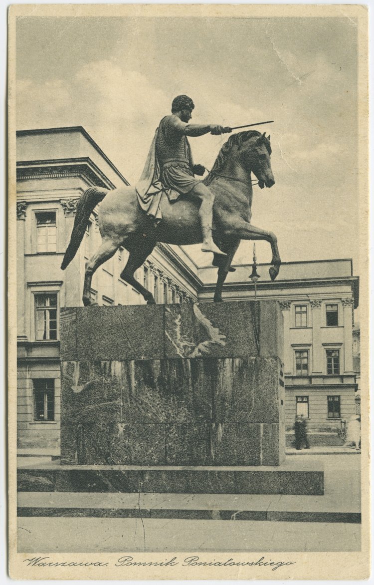 Pomnik księcia Józefa Poniatowskiego na placu Saskim