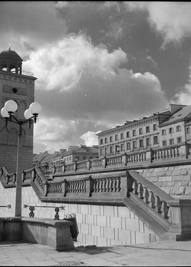 Schody przy placu Zamkowym