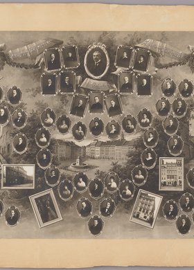 Tableau członków II Okręgu Staromiejskiego Komitetu Obywatelskiego