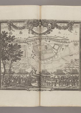 Urbs Warsavia Sedes Regum Poloniae (...) [Miasto Warszawa siedziba Królów Polski (...)]; ok. 1:4400