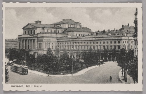 Plac Teatralny z gmachem Teatru Wielkiego