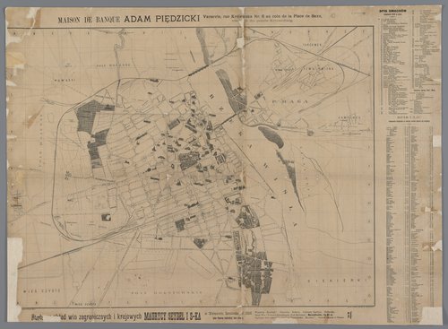 [Plan miasta Warszawy], ok. 1:12 000