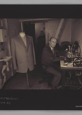 "Krawiec p. Stanisław Mitrowski, ul. Białostocka 53"