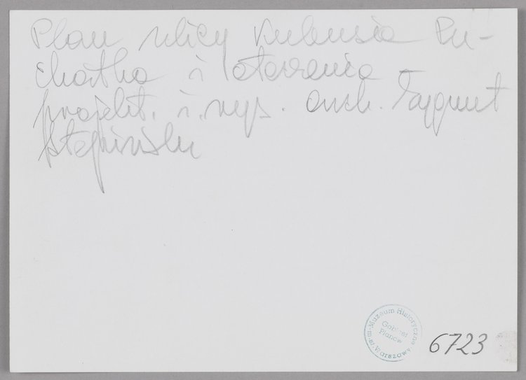 Nowy Świat Zachód, ul. Kubusia Puchatka, plan sytuacyjny