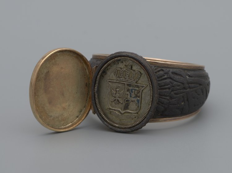 Sygnet z herbami Korony i Litwy